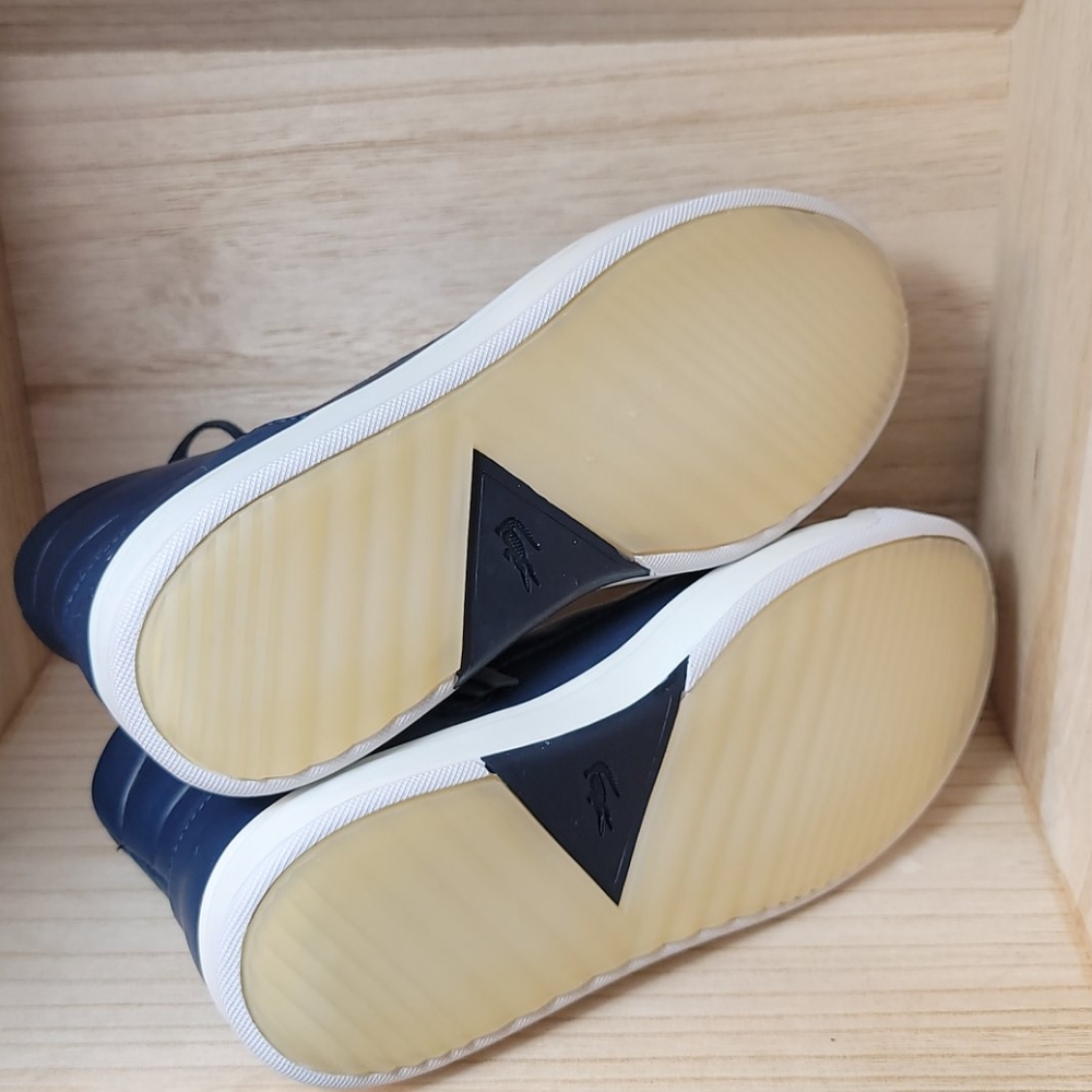 LACOSTE Explorateur Calf Leather High Top Shoes - Picture 7 of 11